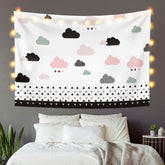 Lofaris Rainy Cloud Funny Landscape Family Custom Tapestry